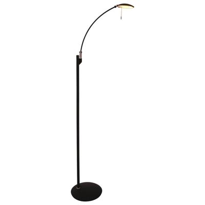Steinhauer Led vloer leeslampZenith 2x6w - 2200K - 118cm zwart - 7862ZW