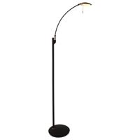 Steinhauer Led vloer leeslampZenith 2x6w - 2200K - 118cm zwart - 7862ZW