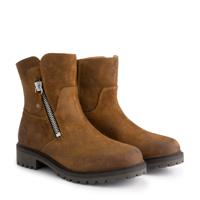Travelin&apos; Women - zipper boot - Cognac - Maat 40