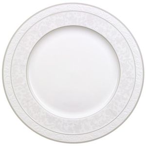 Villeroy & Boch 1043922810 serveerschotel Serveerplateau Porselein Grijs, Wit Rond