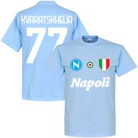 Napoli Kvaratskhelia 77 Team T-Shirt