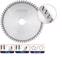 Rotec HM zaagblad voor NF-metalen, ø210x2,8x30mm Z=54 TF neg - 5551070