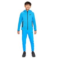 Nike Tech Fleece Sportswear Trainingspak Kids Blauw Zwart - thumbnail