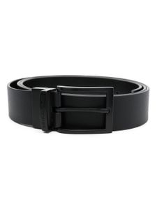 Emporio Armani ceinture en cuir à design réversible - Noir