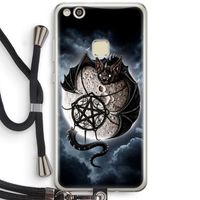 Volle maan: Huawei Ascend P10 Lite Transparant Hoesje met koord