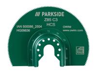 PARKSIDE Multitool accessoires (HCS segmentzaagblad Z85)