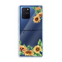 Zonnebloemen: Samsung Galaxy Note 10 Lite Transparant Hoesje Zonnebloemen: Samsung Galaxy Note 10 Lite Transparant Hoesje
