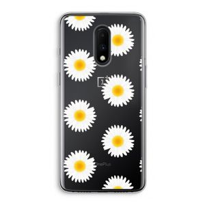 Margrietjes: OnePlus 7 Transparant Hoesje