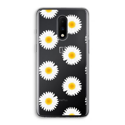 Margrietjes: OnePlus 7 Transparant Hoesje