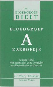 Bloedgroep A zakboekje (Paperback)