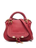 Chloé sac porté épaule en cuir à logo embossé - Rouge