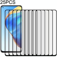 Voor Xiaomi Mi 10T Pro 25 PCS Full Glue Full Screen Tempered Glass Film