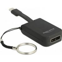 Delock 63940 USB Type-C-adapter naar DisplayPort (DP Alt Mode) 4K 60 Hz - sleutelhanger