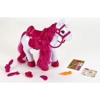 Paard unicorn verzorgingsset met licht en geluid 36cm - thumbnail