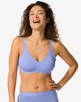 HEMA Voorgevormde Bh Zonder Beugel Blauw (blauw)