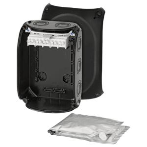 Hensel 62000108 Verdeeldoos Halogeenvrij, Verzegelbaar, Weerbestendig (l x b) 180 mm x 130 mm 1 stuk(s)