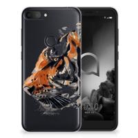 Smartphone hoesje Alcatel 1S (2019) Watercolor Tiger