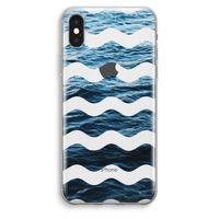 Oceaan: iPhone XS Max Transparant Hoesje