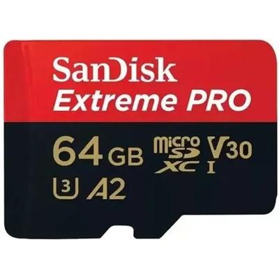 Sandisk Extreme PRO microSDXC 64GB + SD Adapter + 2 years RescuePRO