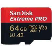 Sandisk Extreme PRO microSDXC 64GB + SD Adapter + 2 years RescuePRO