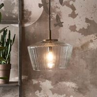 Rivièra Maison Hanglamp Nolana Glas, 38cm - Transparant