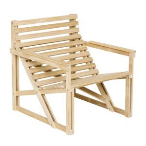 Weltevree Patio Easy Chair Loungestoel - Naturel Weltevree Patio Easy Chair Loungestoel - Naturel