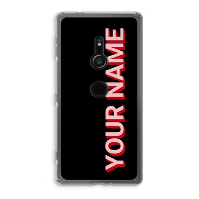 Namecase: Sony Xperia XZ2 Transparant Hoesje