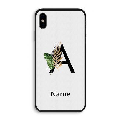 Charcoal Flora: iPhone X Biologisch afbreekbaar hoesje