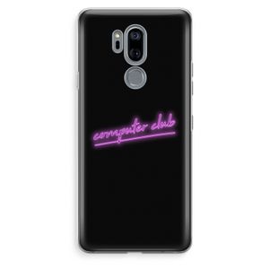 Vice Black: LG G7 Thinq Transparant Hoesje