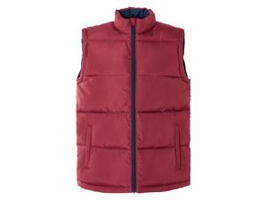 LIVERGY Gewatteerde bodywarmer (M, Rood)