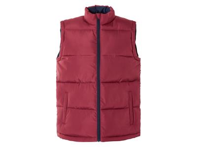 LIVERGY Gewatteerde bodywarmer (L, Rood)