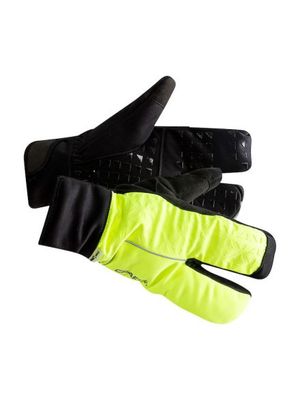Craft Siberian 2.0 Split finger fietshandschoenen zwart/geel unisex M