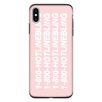 Hotline bling pink: iPhone XS Max Tough Case