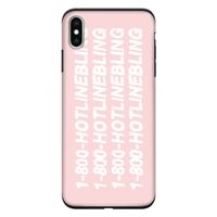 Hotline bling pink: iPhone XS Max Tough Case
