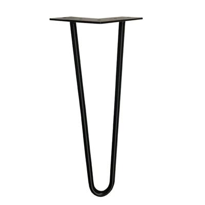 Stalen hairpin zwart hairpin ø 1,2 cm en hoogte 40 cm