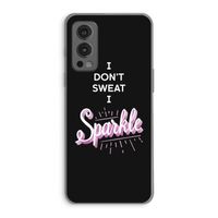 Sparkle quote: OnePlus Nord 2 5G Transparant Hoesje