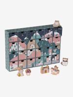 Adventskalender met FSC® houten speelgoed rozen - thumbnail