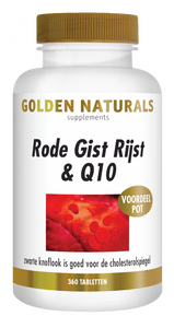 Golden Naturals Rode Gist Rijst & Q10 Tabletten