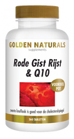 Golden Naturals Rode Gist Rijst & Q10 Tabletten
