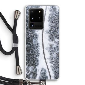 Snøfall: Samsung Galaxy S20 Ultra Transparant Hoesje met koord