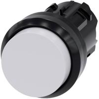 Siemens 3SU10000BB600AA0 3SU1000-0BB60-0AA0 Druktoets Kunststof frontring, Rond Knop Zwart, Wit 1 stuk(s)