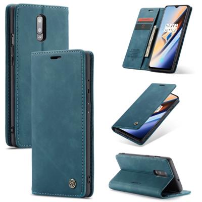 CaseMe-013 multifunctionele horizontale Flip lederen draagtas met kaartsleuf & houder voor Galaxy M10 (blauw)
