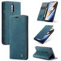 CaseMe-013 multifunctionele horizontale Flip lederen draagtas met kaartsleuf & houder voor Galaxy M10 (blauw)