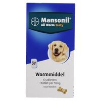 Mansonil Hond all worm tabletten