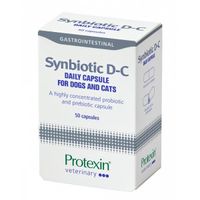 Protexin Synbiotic D-C Capsules voor hond en kat 2 x 50 stuks - thumbnail
