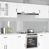 VidaXL Keuken spatscherm 2 pcs doorzichtig 120 x 50 cm gehard glas