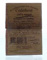 Cederhout ladenblok 100% natuurlijk - thumbnail