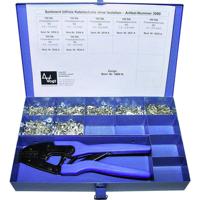 Vogt Verbindungstechnik 3990 Assortiment ringkabelschoenen 0.50 mm² - 6 mm² Zilver 1001 stuk(s)