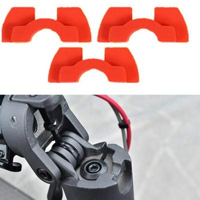 3 in 1 schokabsorptie schokbestendige staande handvat rubberen demper voor Xiaomi elektrische scooter (rood)