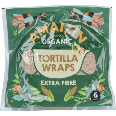 Amaizin tortillawraps extra fibre bio Amaizin tortillawraps extra fibre bio